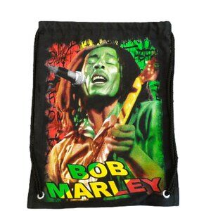 Bob Marley drawstring 100% cotton backpack- $10
